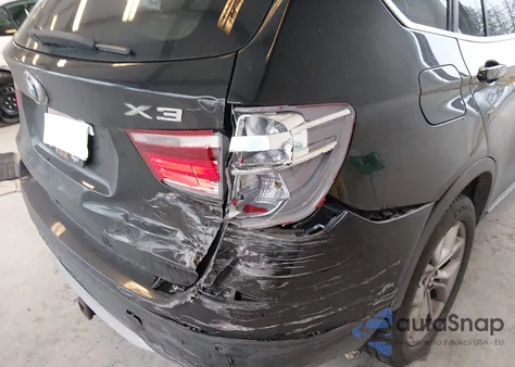 2013 BMW X3 xDrive28I z USA, uszkodzony, nr VIN 5UXWX9C55D0A10659